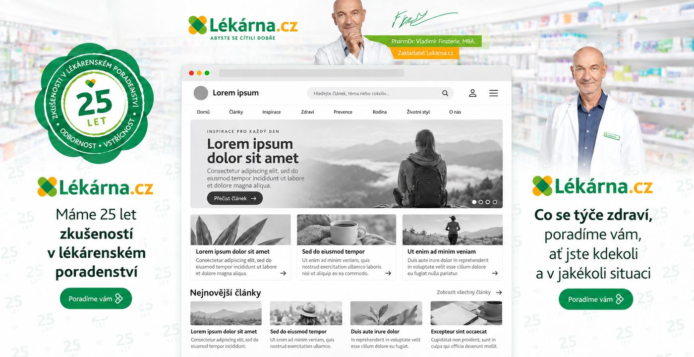 Lékárna.cz - 25 let zkušeností